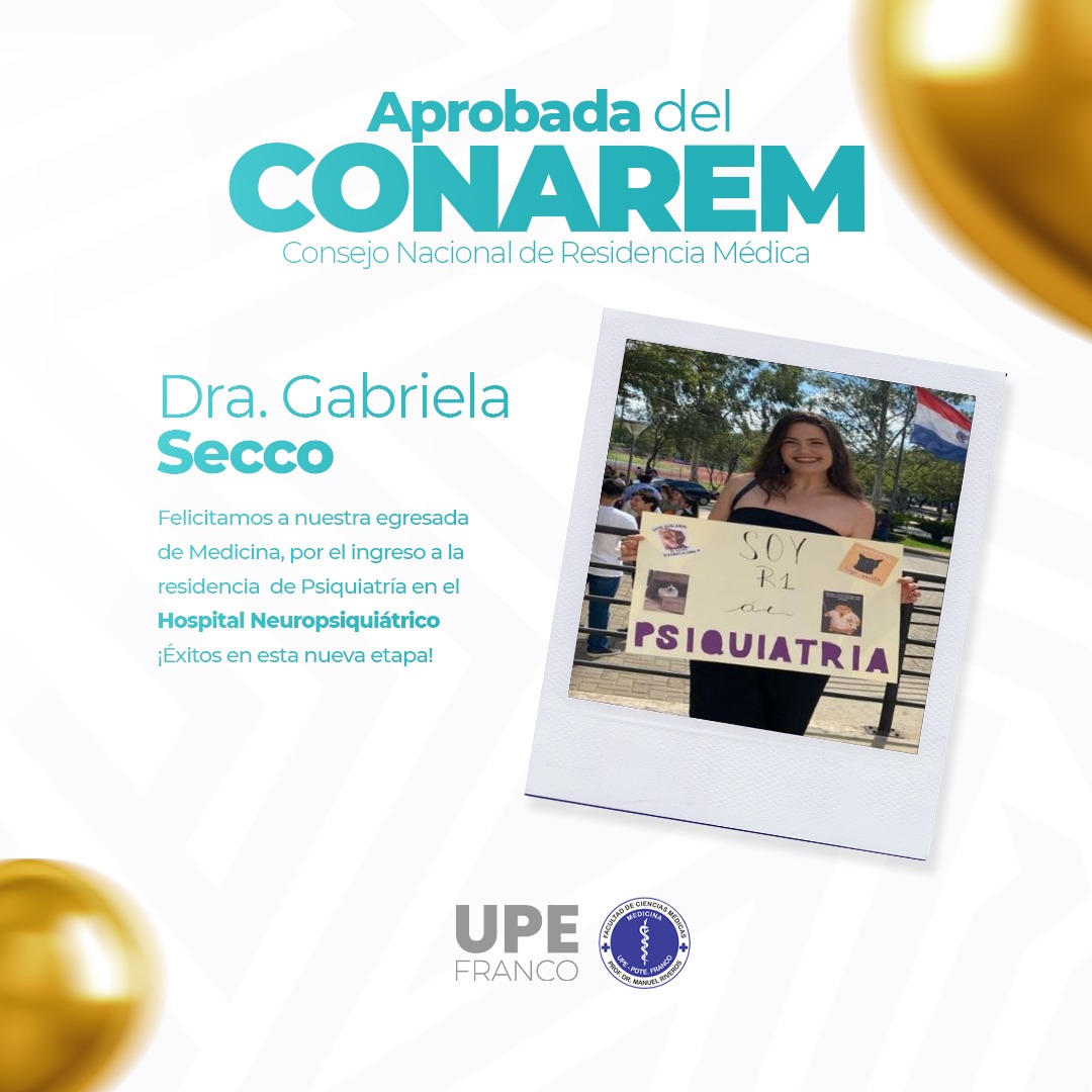 Orgullo UPE: Aprobados CONAREM - Medicina